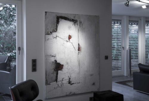 Fragmente, von links, 2010, 160 x 120 cm, in Privatbesitz