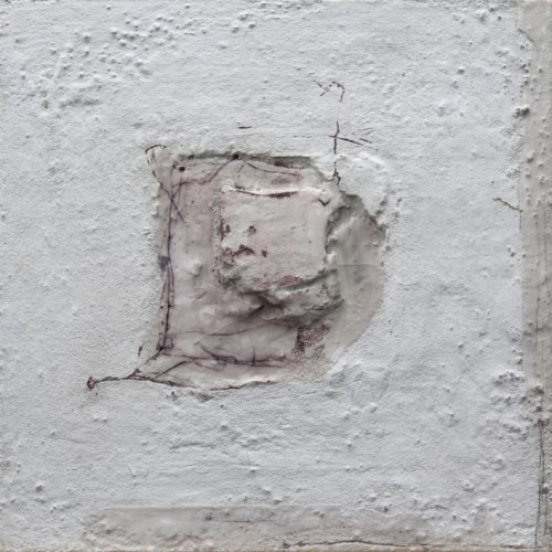 Quadrat, mit Zentrum, 2014, 40 cm x 40 cm